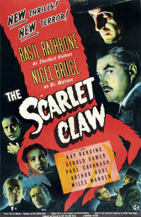 The Scarlet Claw Movie Masterprint Poster showcasing classic cinema suspense