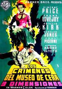 House of Wax movie masterprint poster featuring Vincent Price.