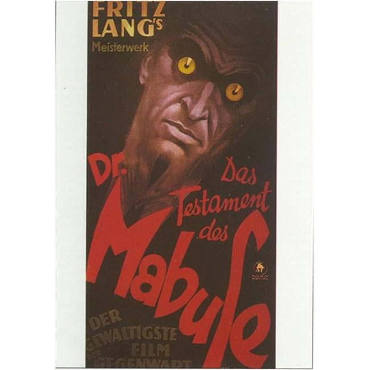 The Crimes of Dr. Mabuse movie poster 11x17 print