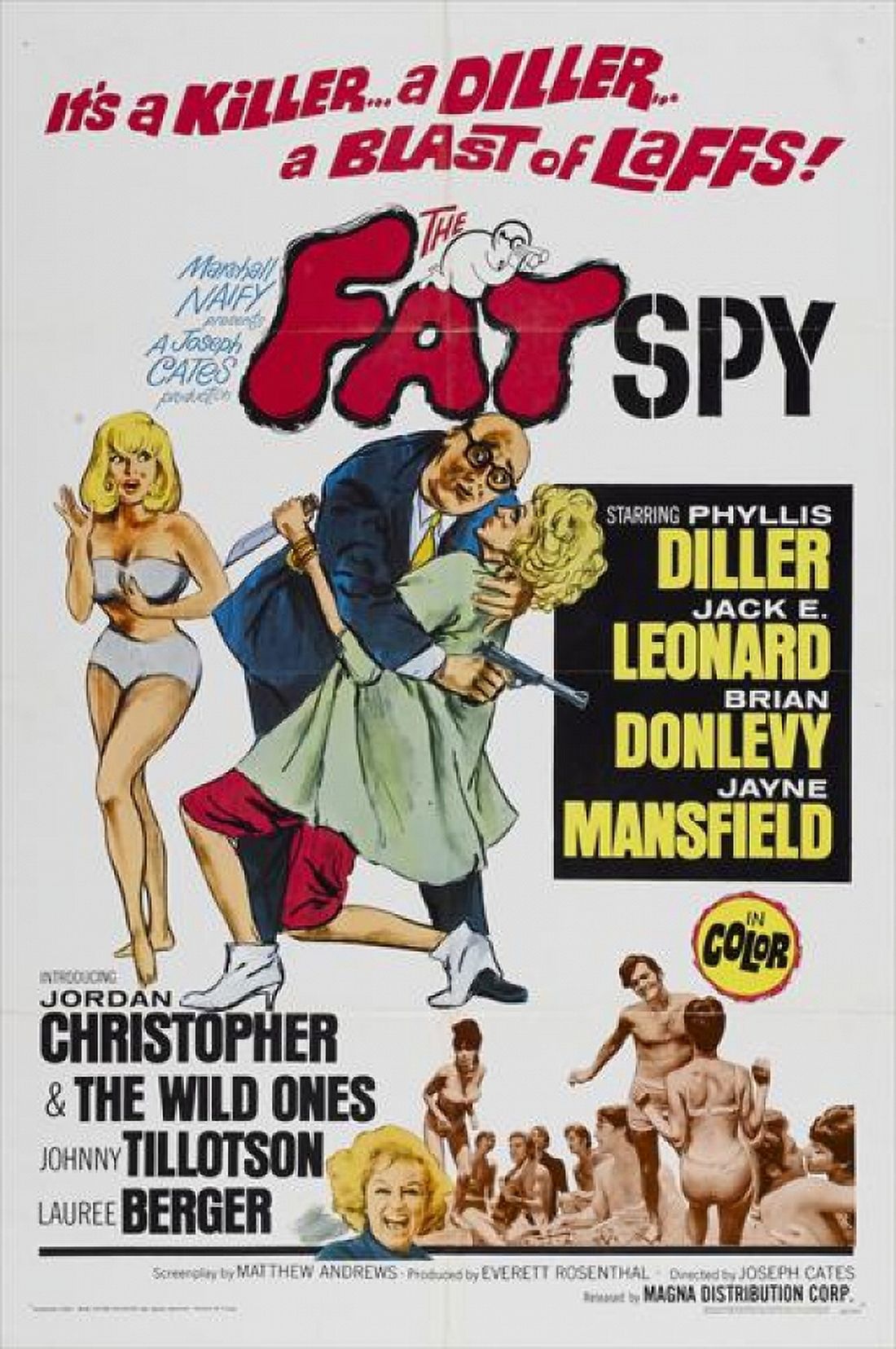 The Fat Spy movie poster print in 11x17 size.