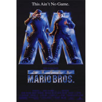 Super Mario Bros. movie poster print featuring vibrant colors and iconic characters.