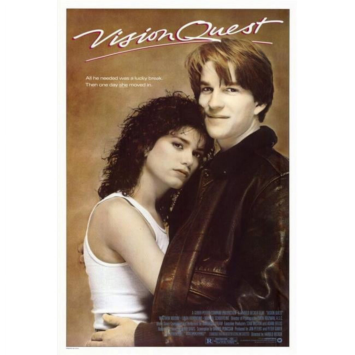 Vision Quest Movie Poster Print showcasing iconic film imagery.