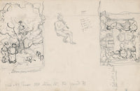 Tree of Injustice poster print by Gustave Malle featuring a beggar and a Jesuit.