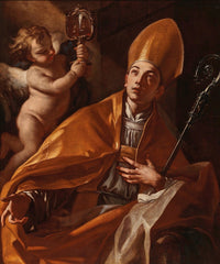 The Miracle of San Gennaro art print by Francesco Solimena, available in multiple sizes.