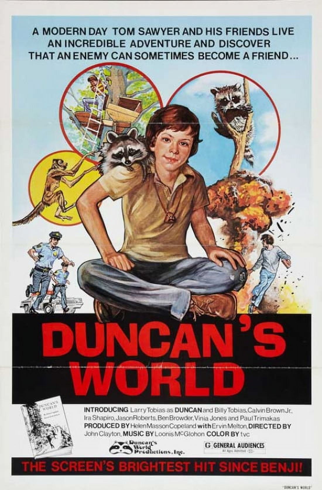 Duncan's World Movie Poster 11x17 art print featuring vibrant colors.