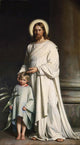 Christ Blessing the Little Child Poster Print by Carl Bloch