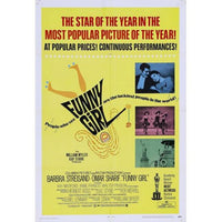 Funny Girl Movie Poster Print 27x40 showcasing classic film charm