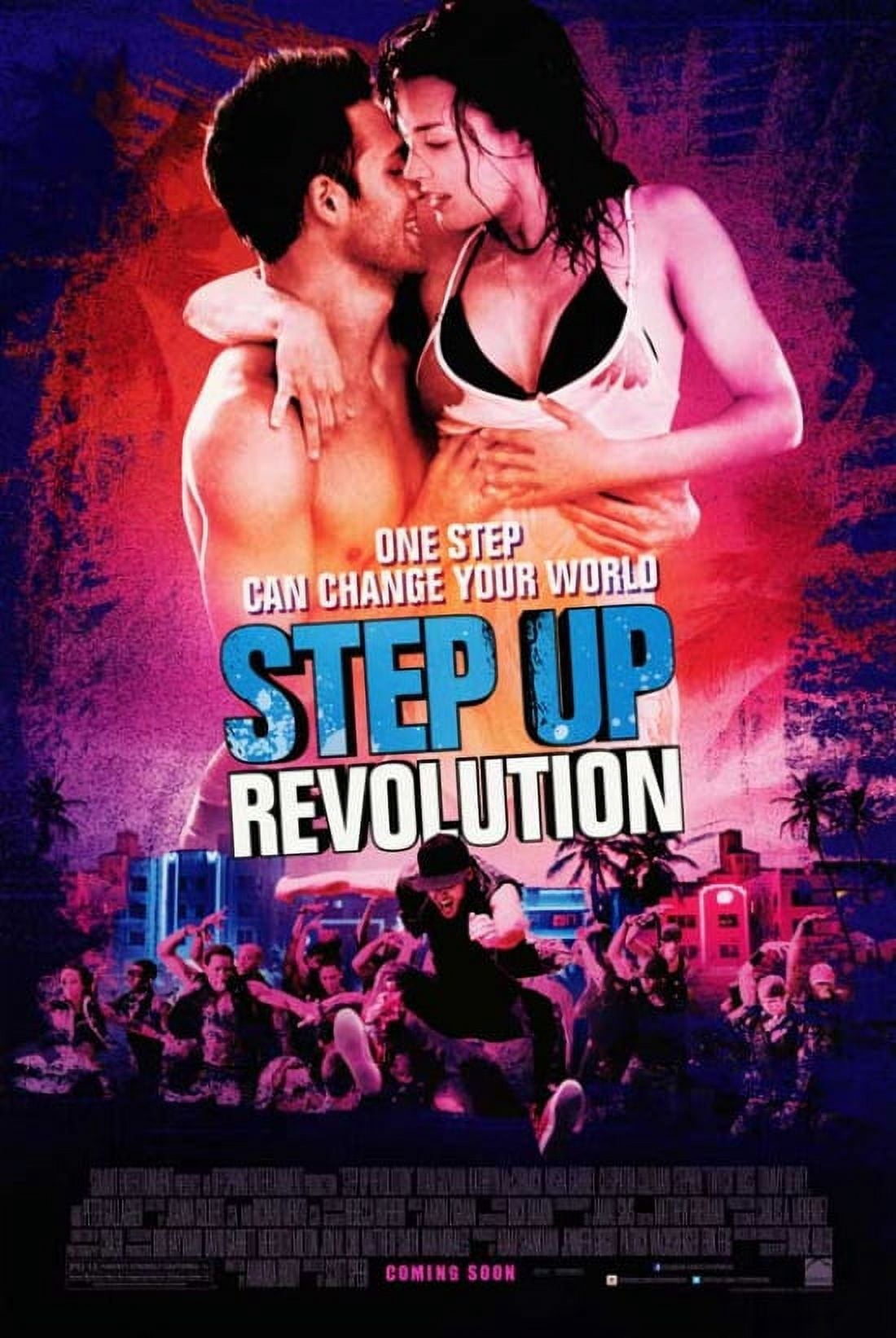 Step Up Revolution Movie Poster in vibrant colors, 11 x 17 inches.