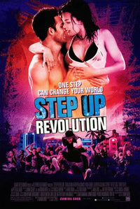 Step Up Revolution Movie Poster in vibrant colors, 11 x 17 inches.