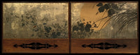 Autumn Grasses in Moonlight Poster Print by Shibata Zeshin