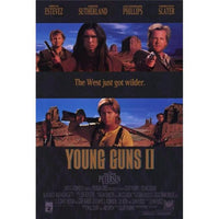 Young Guns 2 Movie Poster 11x17 print showcasing iconic Western film characters.