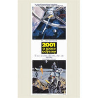 2001: A Space Odyssey movie poster print in 11x17 size.