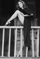 Charlotte Rampling Leg Up on Bannister Photo Print