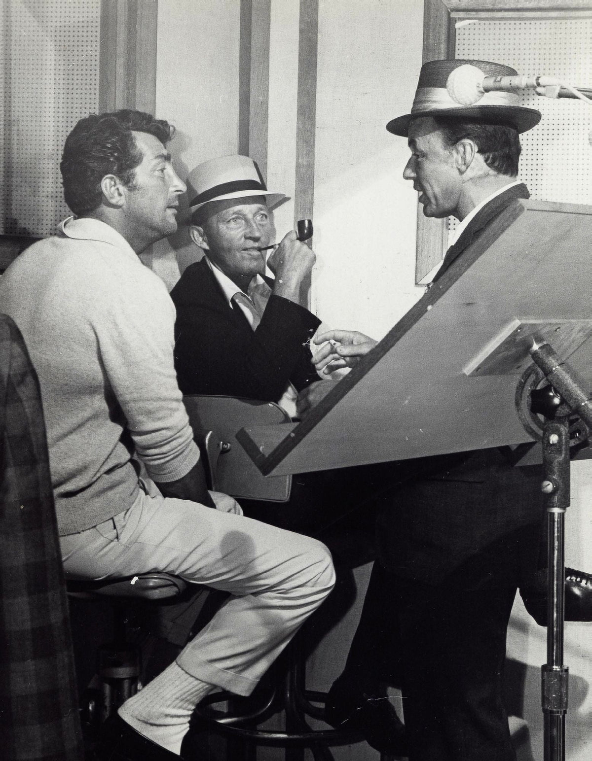 Dean Martin Bing Crosby Frank Sinatra studio photo print