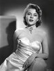 Peggy Castle elegant portrait photo print in silk dress