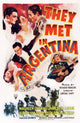 They Met in Argentina movie poster print featuring Maureen O'Hara and James Ellison.