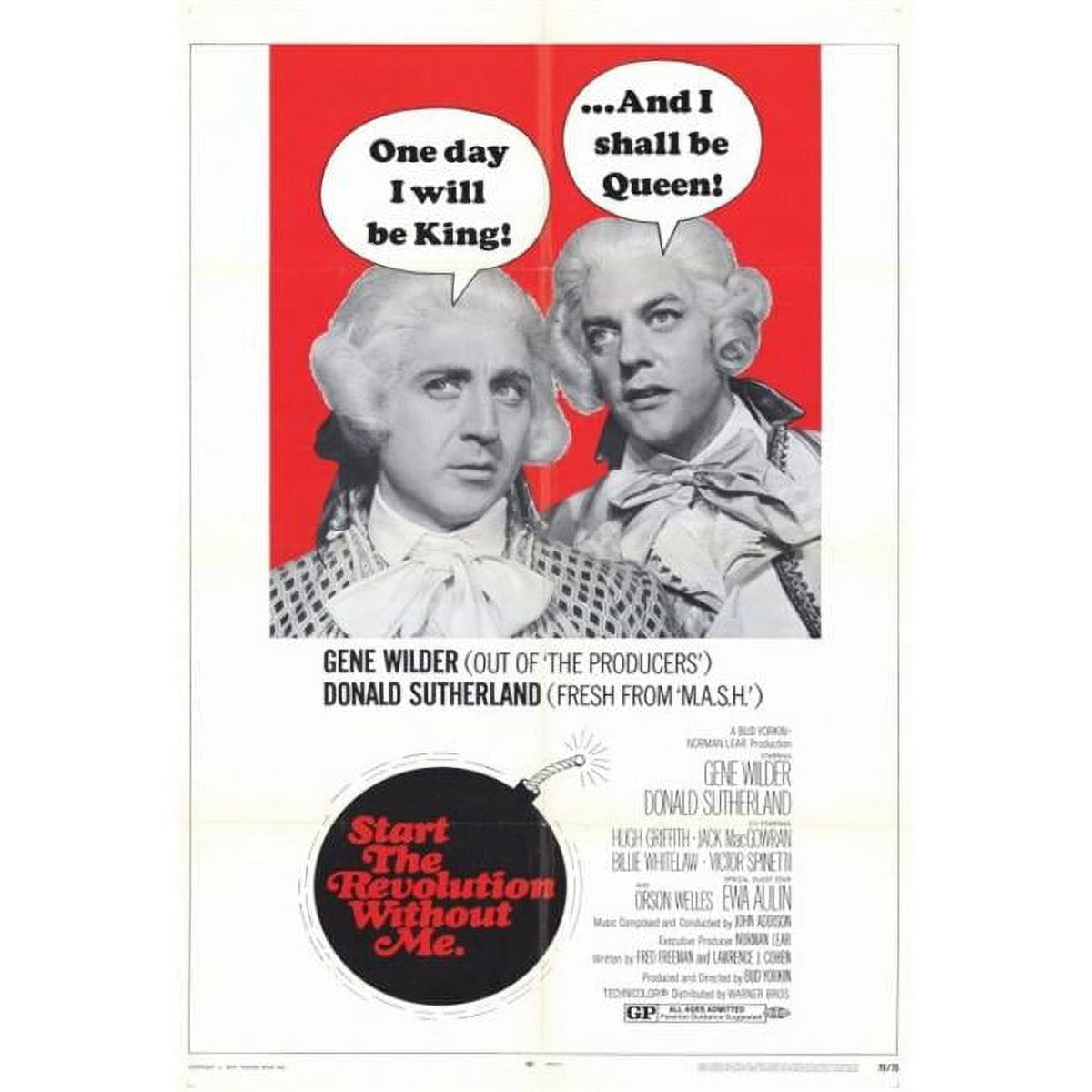 Start the Revolution without Me Movie Poster Print 27x40