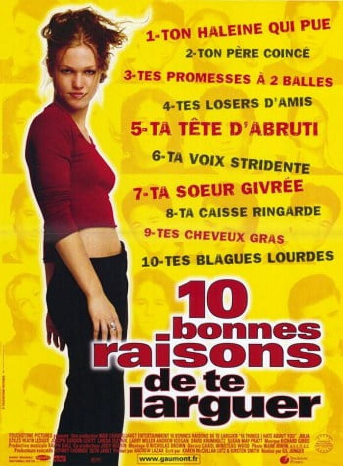 Ten Things I Hate About You Movie Poster 11x17