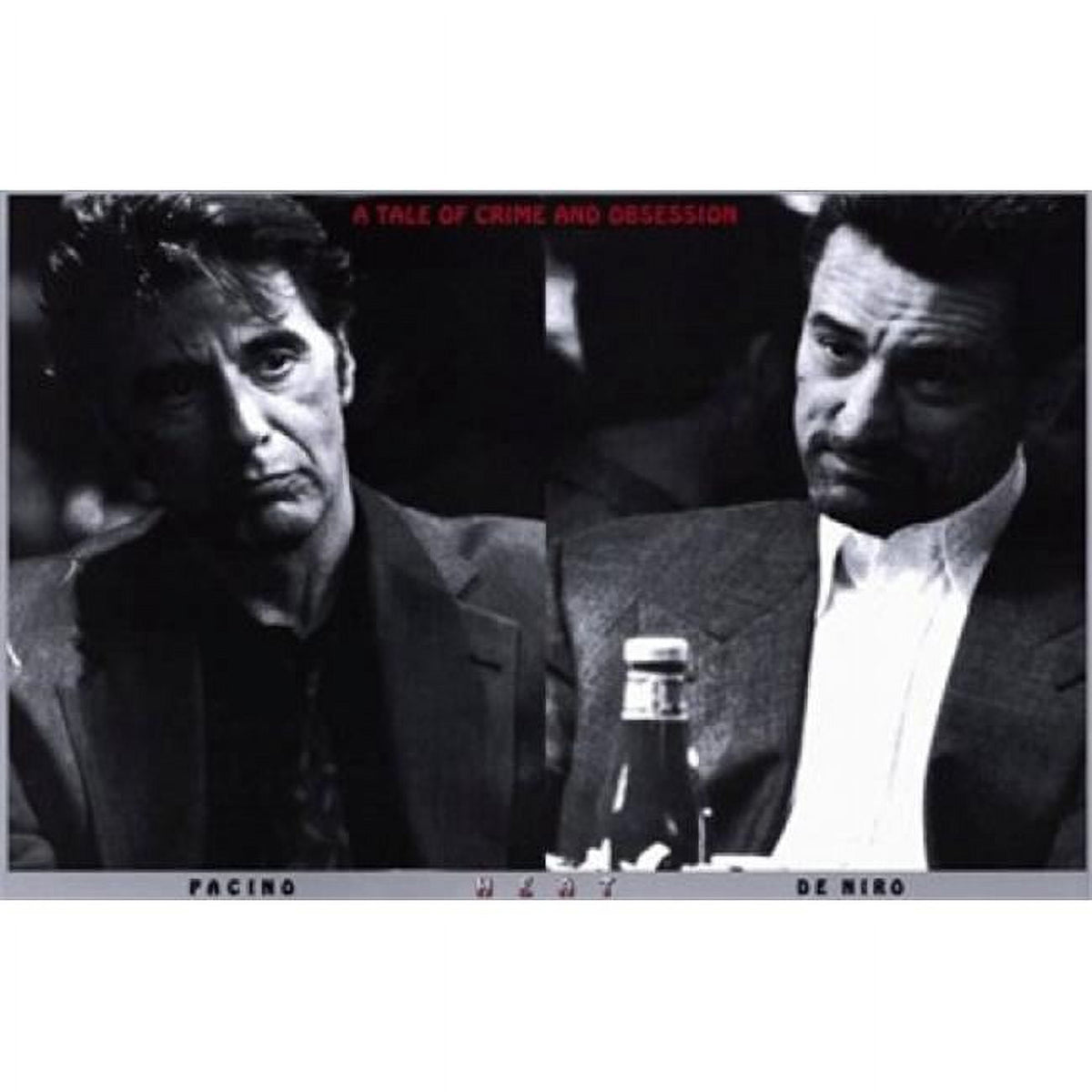 Heat Movie Poster 17x11 print featuring dynamic crime drama design.