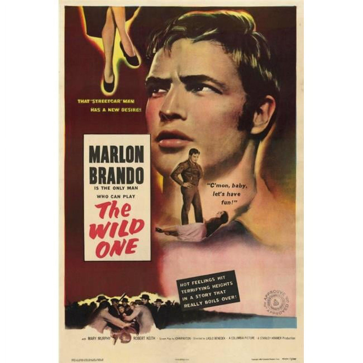 The Wild One Movie Poster Print - 27x40 inches