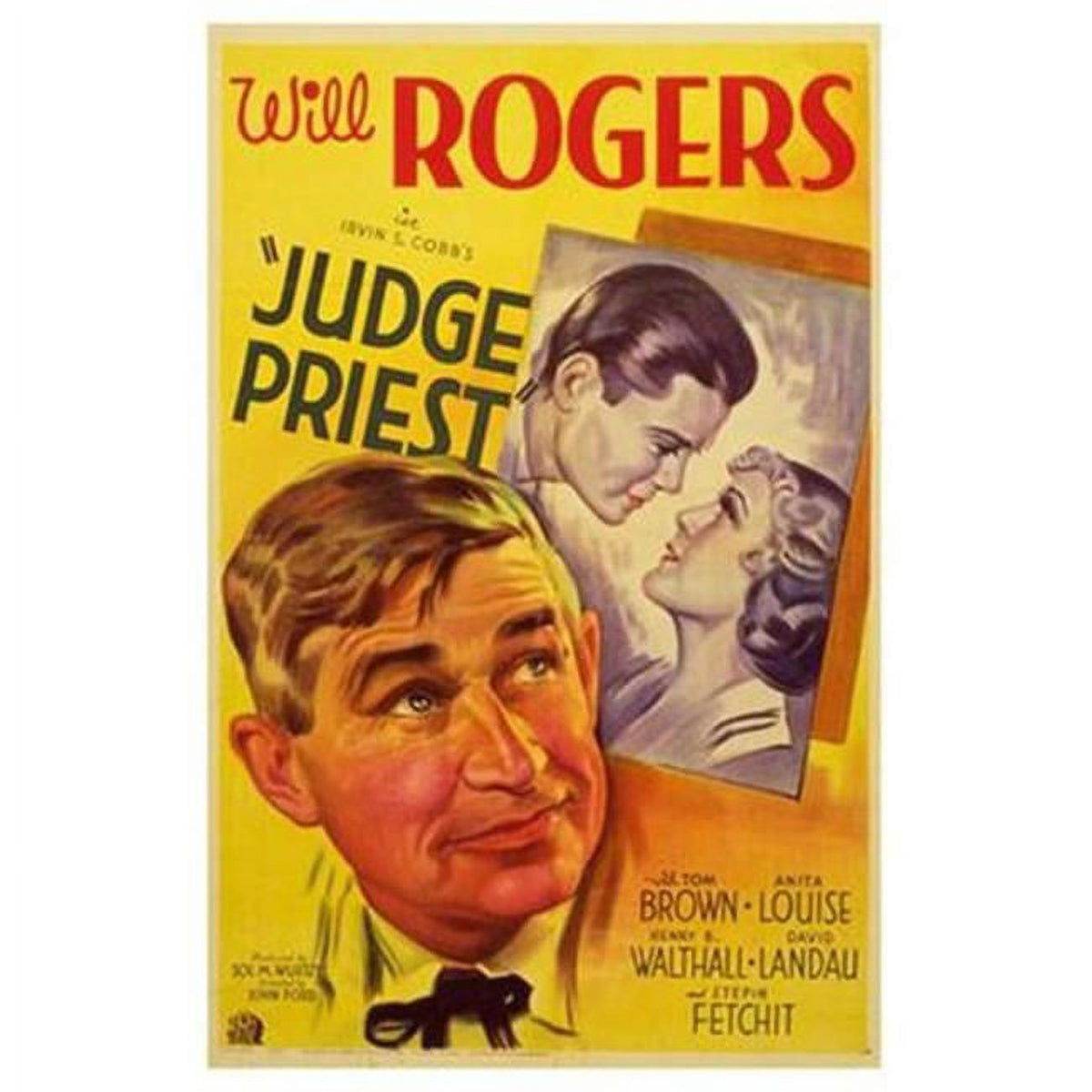 Judge Priest Movie Poster 11x17 Print showcasing classic cinema.