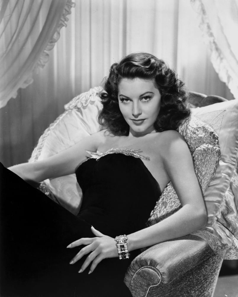 Bette Davis iconic portrait photo print in vintage style.