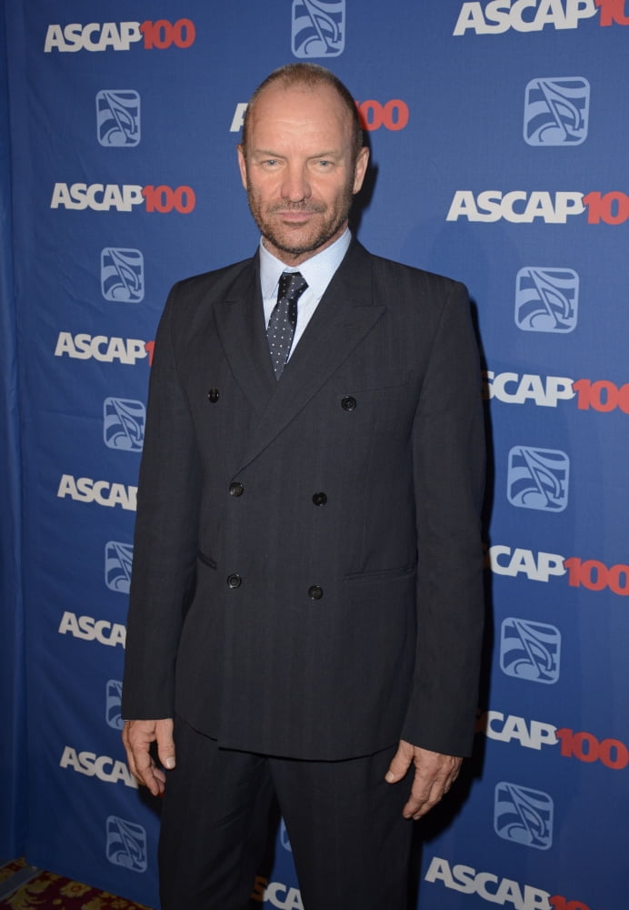 Sting at ASCAP Centennial Awards 2014 Photo Print by Derek Storm