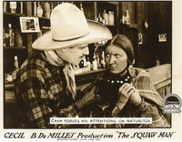 The Squaw Man 1918 movie lobby card poster print featuring Jack Holt and Ann Little.