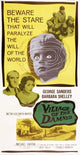 Village of the Damned movie poster print featuring George Sanders and Barbara Shelley