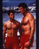 David Charvet and David Hasselhoff Baywatch Photo Print