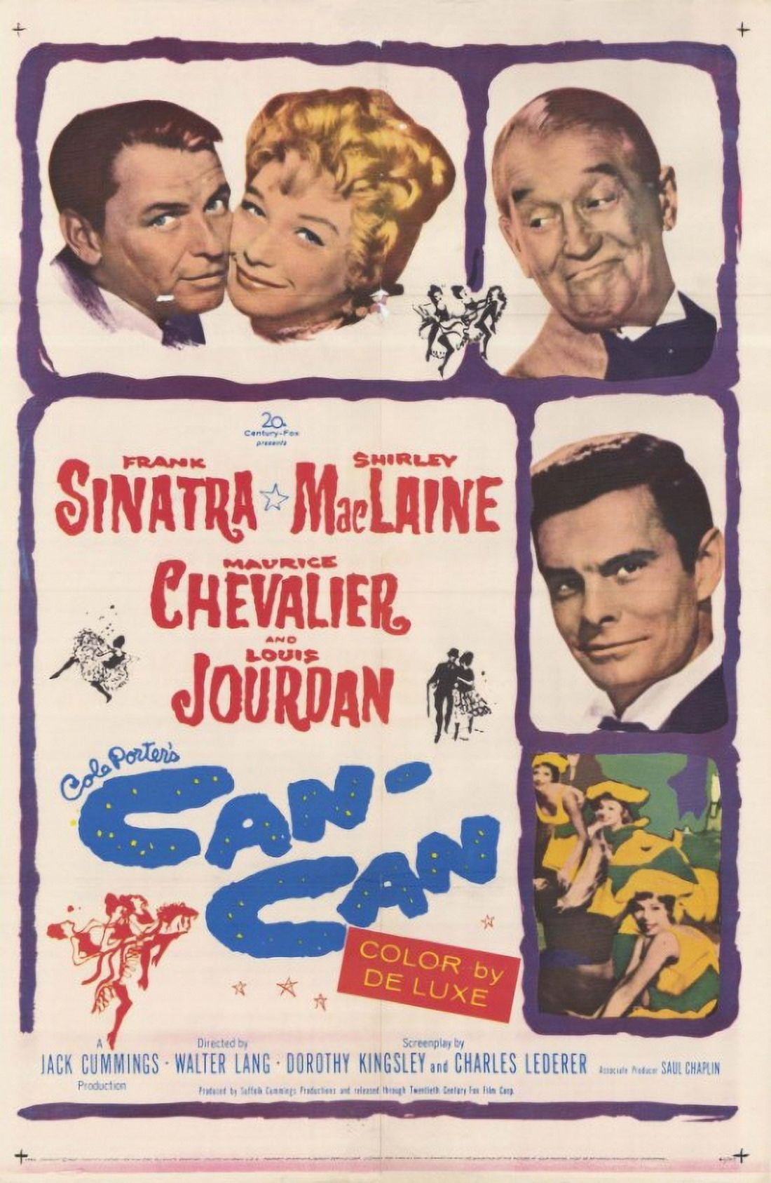 Can-Can Movie Poster 11x17 Print showcasing classic film art.