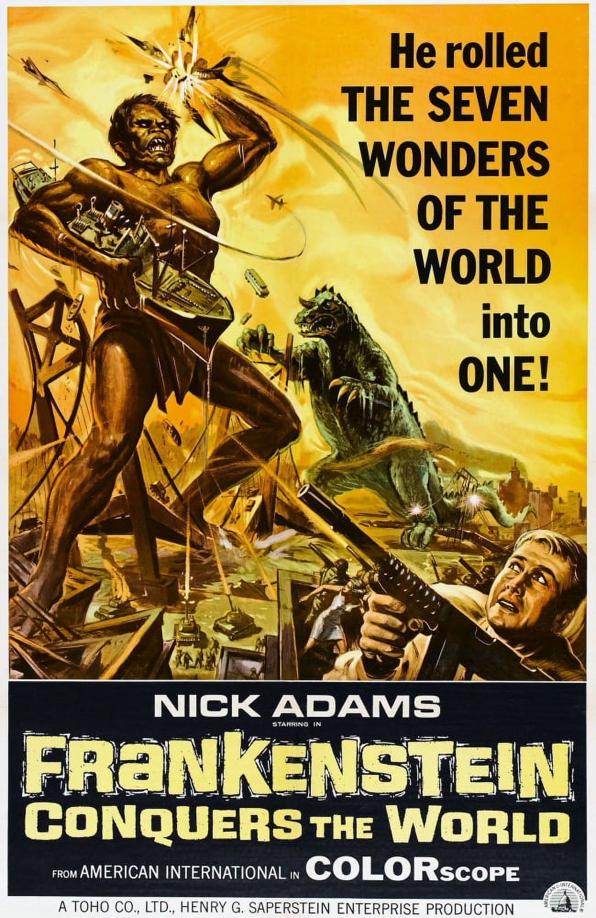Frankenstein Conquers The World Movie Masterprint Poster Print