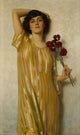 Lady in Yellow Fine Art Print by Max Nonnenbruch