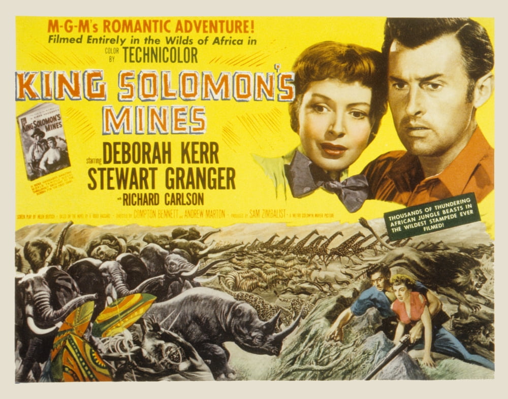 King Solomon's Mines Poster Print with Deborah Kerr and Stewart Granger