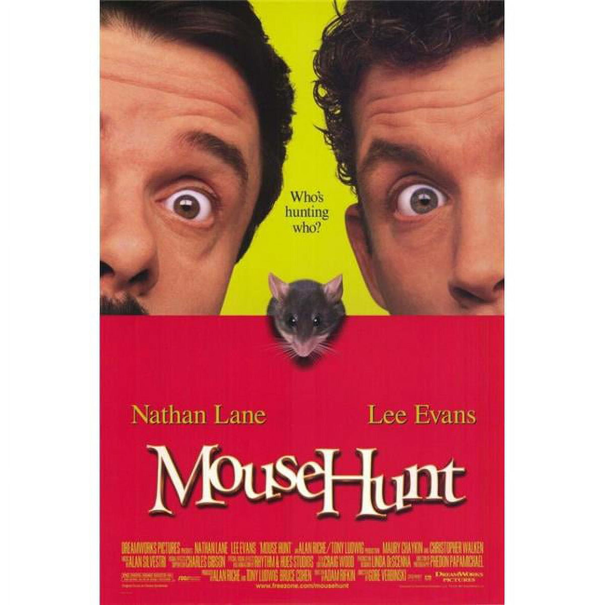 Mouse Hunt Movie Poster Print in 27x40 size featuring humorous film characters.