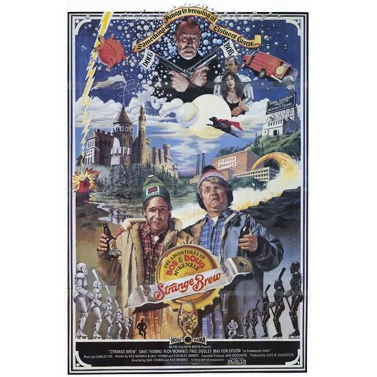 Strange Brew Movie Poster 11x17 print featuring quirky comedy design.