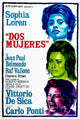 Dos Mujeres Two Women movie masterprint poster featuring Sophia Loren.