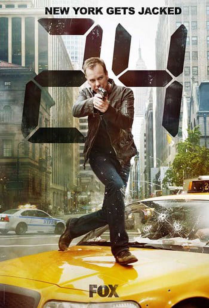 24 - Style P Movie Poster showcasing thrilling design from the iconic TV series.