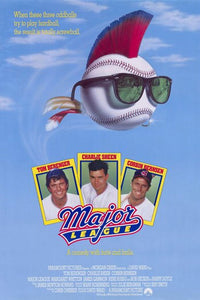 Major League Movie Poster 11x17 print capturing the spirit of baseball comedy.