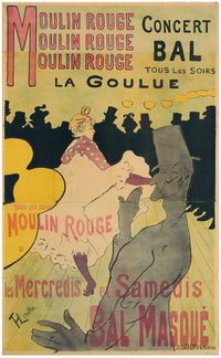 Moulin Rouge La Goulue Poster Print by Henri de Toulouse-Lautrec