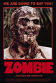 Zombie Movie Poster Print 27x40 showcasing horror genre art.