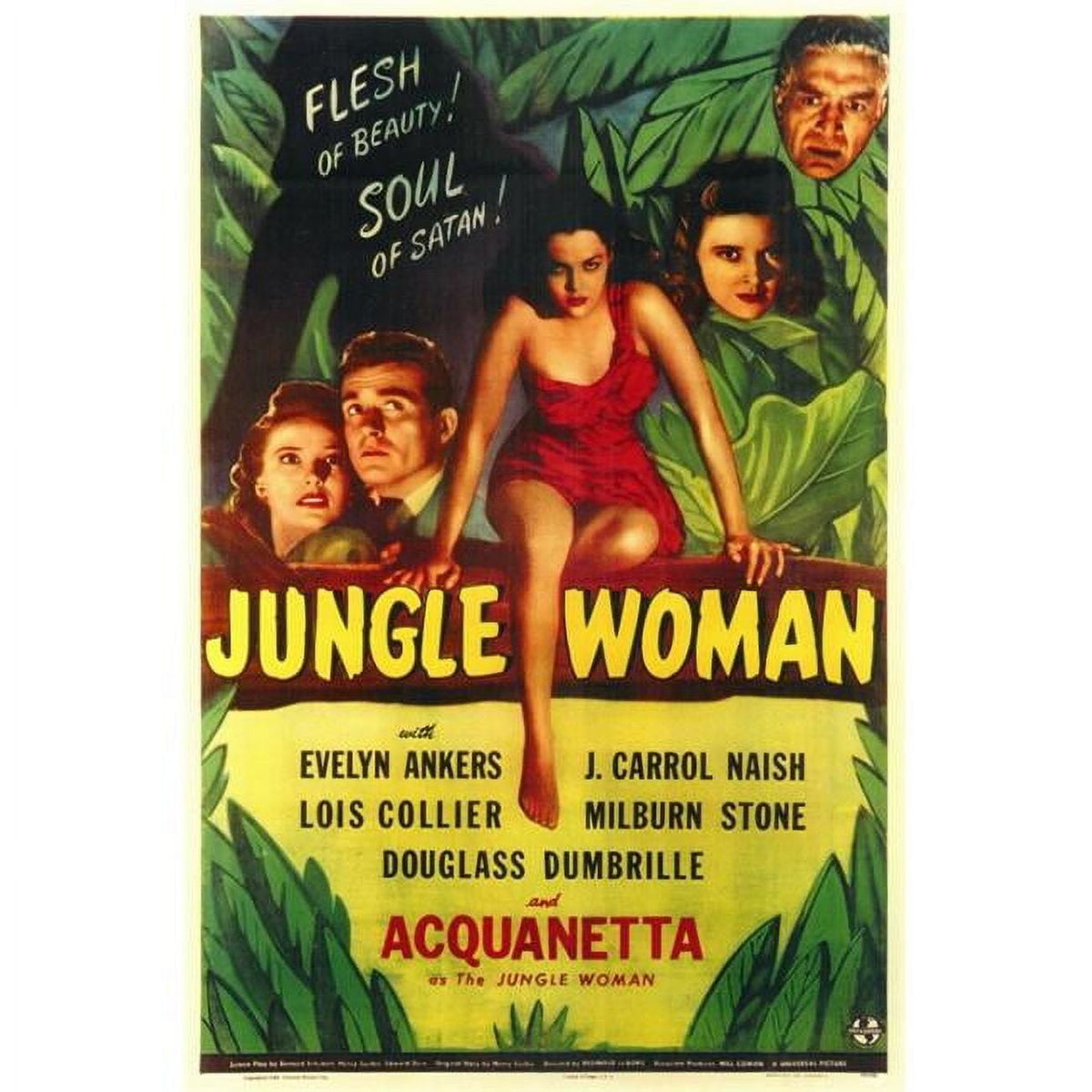Jungle Woman Movie Poster 11x17 Print