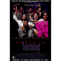 Paris Is Burning Movie Poster Print showcasing vibrant film culture.
