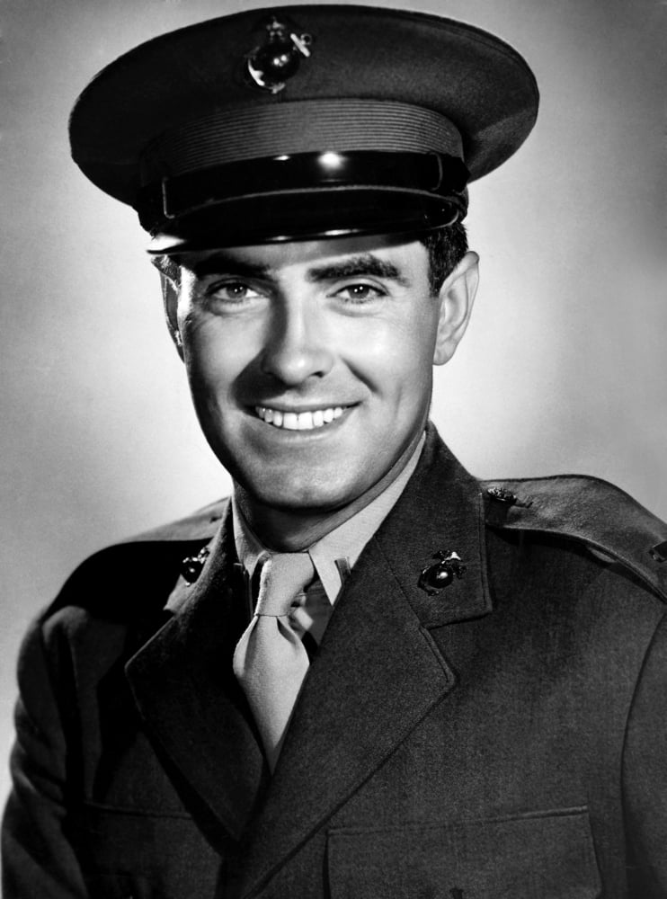 Marine Lt. Tyrone Power Portrait Poster Print
