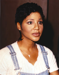 Toni Braxton shocked expression photo print, available in multiple sizes.