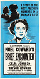 Brief Encounter Movie Poster Print featuring Celia Johnson, classic film art.