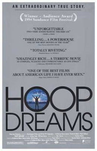 Hoop Dreams movie poster 11x17 print showcasing basketball inspiration