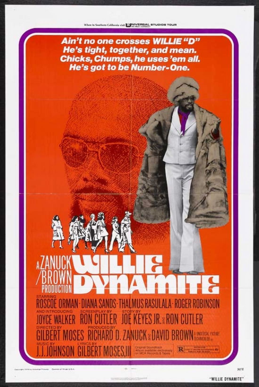 Willie Dynamite Movie Poster 11x17 - vibrant classic film art