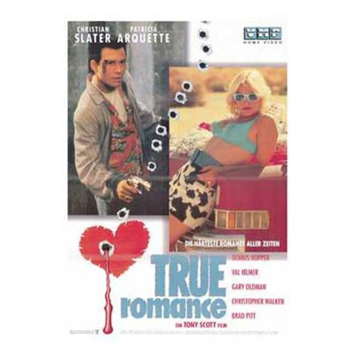 True Romance Movie Poster 11x17 print showcasing iconic film art.