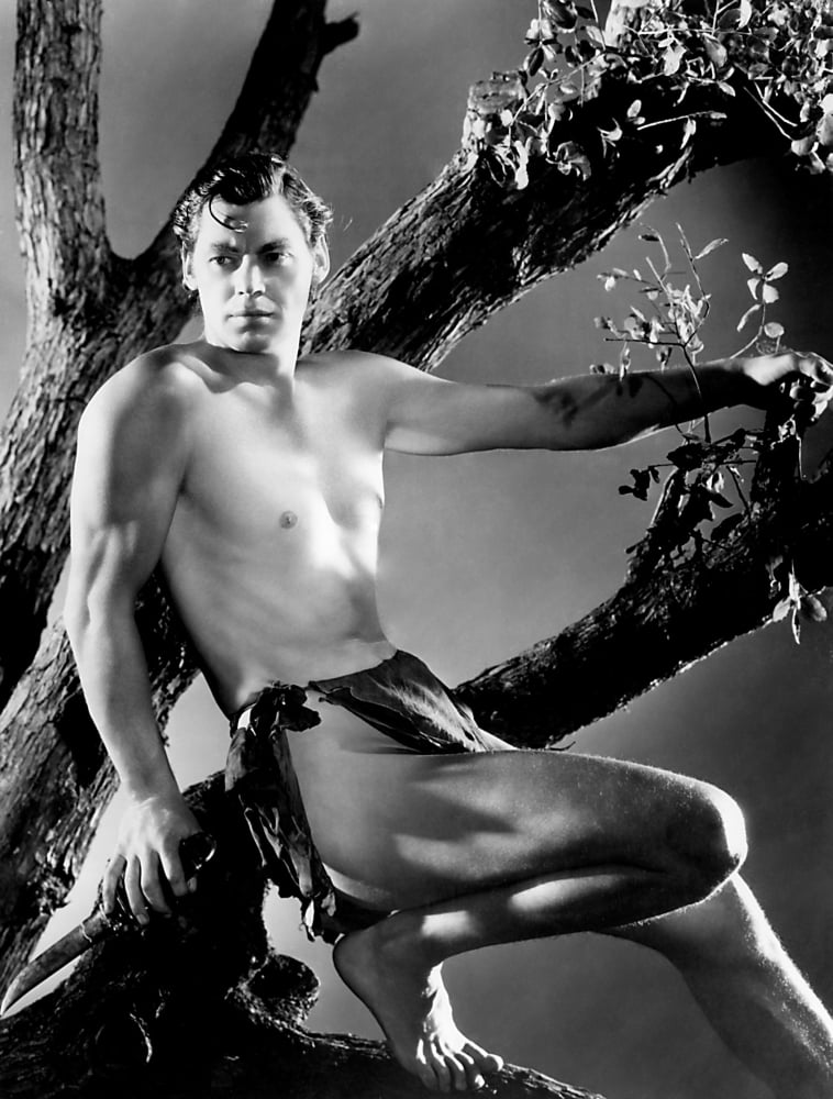 Johnny Weissmuller as Tarzan 1932 photo print